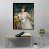 Singer Sargent Acrylic Painting DIY Oil Painting By Numbers For Adults Portrait Picture Drawing Vintage Poster For Living Room