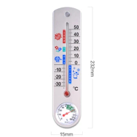 Digital Greenhouse Thermometer Cute Design Thermometer Easily Wall Mounted Hygrometer Garden Plant Humidity Meter