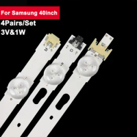 3V 363mm+457mm Led Backlight Strip For Samsung 40inch V5DF-400DCA 4Pairs/Set Tv Repair Spare Parts UE40J6300AK