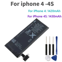 High Capacity For Replacement Battery For iPhone 4 4S iPhone 4 iPhone 4s Replacement Battery +Free Tools