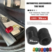 For YAMAHA T-Max 500 TMAX 500 560 TMax 530 Motorcycle Accessorie Wheel Tire Valve Stem Caps CNC Airtight Covers Dustproof Caps