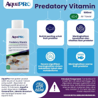 AquaPro Predatory Vitamin 500ml/16.9 floz Vitamin Ikan Predator