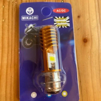 ￼Lampu Utama Motor H6 Warna Putih 2 sisi Mikachi