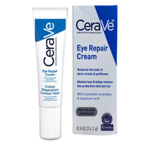 CeraVe Eye Repair Cream - Eye Cream Relieve for Dark Circles & Puffiness Fragrance Free  14ml cleani