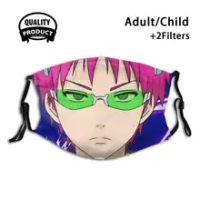 Saiki K Anime Face Mask Yang Dapat Dicuci Musim Panas Hot Sale Masker Anime Bungo Anjing Liar Jepang Keren Manga Komik hentai