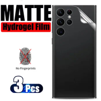 3PCS Back Matte Hydrogel Film For Samsung Galaxy S20 S21 S22 Ultra S9 S10 Plus A73 A53 A12 A51 A71 A52 A72 5G Screen Protector