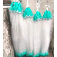 Lưới Đánh Cá 3 Màn Cước Trắng Mềm – Then 1, 2, 3, 4, 5 | Cao 1m-1m6, Dài 100m, Phao Chì Đầy Đủ