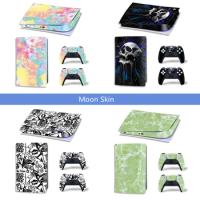 Protective Decal for PS5 Digital Skin Wrap Full Cover Game Accessories for PS5 Digital Console Skin for PS5 Controller Sticker