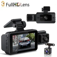 Dash Cam Front Rear, 4K/2.5K Full HD Dash Camera, Built-in Wi-Fi GPS, 3” IPS Screen, Night Vision, 24H Parking Mode
