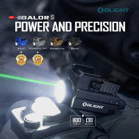 【Olight】Baldr S 綠雷射 戰術槍燈(800流明 130米 強光戰術軌道燈 綠激光 1913/GLOCK 磁吸充電 生存遊戲)