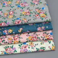 Small pure and fresh and rural style small calico cotton cloth printing cloth dress fabric cotton poplin fabric