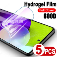 5PCS Hydrogel Film For Samsung Galaxy A52 A52S 4G 5G A 52s 52 s Phone Screen Protector Water Gel For SamsungA52 SansungA52s 5 G