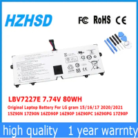 LBV7227E 7.74V 80WH Original Laptop Battery For LG gram 15/16/17 2020/2021 15Z90N 17Z90N 16ZD90P 16Z90P 16Z90PC 16Z90PG 17Z90P