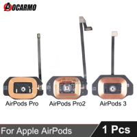 Aocarmo For AirPods Pro Pro2 AirPods3 Magsafe Charging Case Wireless Charging Module Flex Cable Replacement Part