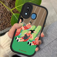 Ốp lưng Samsung A30, ốp lưng họa tiết Swing Paradise, bề mặt gương, chống sốc, bảo vệ máy ảnh