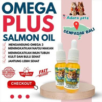 Omega Plus Salmon Oil HolycatLab - Untuk Kesehatan Bulu, Jantung, Otak dan Imun Anabul [Adora petz]