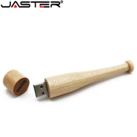 JASTER Wooden usb flash drive pen drive 4GB 8G 16GB 32GB 64GB customized baseball bat model usb flash disk pendrive memory stick