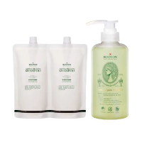 【ROOTON 官方直營】甦活植萃洗髮超值組-洗髮精500ml+洗髮精補充包500mlx2入+洗護髮旅行組x2入