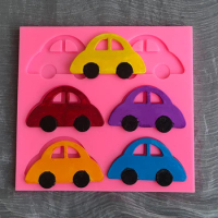 Car Soap Silicone Mold 3D Auto Candle Mold Ice Cube Tray For Baking Kid Birthday Party Cake Decorating Cupcake Topper Wax Melts