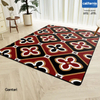 CALIFORNIA Karpet Mini Premium Lapis Busa Ukuran 90x140 Karpet Travel Anti Selip Motif
