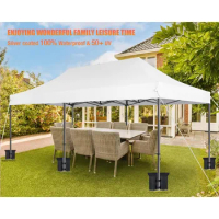 Commercial Pop Up Canopy Tent Camping Tents for Events 10x20 Canopy Tent With Roller Bag Waterproof Outdoor Furniture Terrace