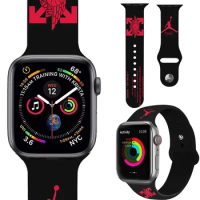Trend Luxury Silicone Strap for Apple Watch 8 Strap45mm 44mm 40mm 45mm 41mm loop apple watch bracelet Series3 4 5 SE 6 7 8 Ultra