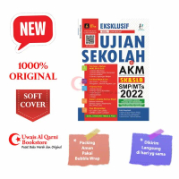 Edu Penguin BEST SELLER EKSKLUSIF UJIAN SEKOLAH + AKM SMP MTS 2022 Original Soft Cover Bonus Bubble 