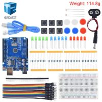 GREATZT Starter Kit For UNO R3 Mini Breadboard LED Jumper Wire Button For Arduino Diy Kit School Education Lab