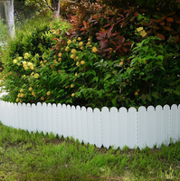 戶外圍欄家用庭院別墅塑料籬笆柵欄花園菜園裝飾綠化擋土板田園