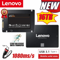 Lenovo 16TB Solid State Disk SSD 870 EVO 500GB 1TB 2TB Internal HDD Hard Drive Sata3 2.5 Inch For Laptop Microcomputer Desktop