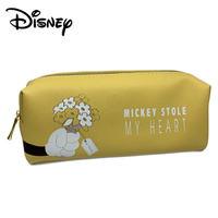 【日本正版】米奇 皮革 筆袋 鉛筆盒 Mickey 迪士尼 Disney - 700983