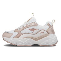 【KangaROOS】美國袋鼠鞋 女 DAZZLE 2 奶霜鞋/運動/穿搭/生活 奶茶(KW41283)