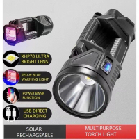 Lampu Suluh Pelbagai Fungsi Luaran, W5161-1-3, Fungsi Cahaya Kuat, Lampu Detektif Sulu