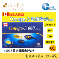 【楷心藥局】中旗 Omega-3 舒維魚油膠囊 60顆/300顆 EPA及DHA 魚油 維生素E