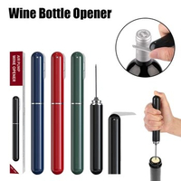 Wine Bottle Opener Portable Air Pump Stainless Steel Pin Air Pressure Wine Corkscrew Wine Corkscrew Bar Accessories