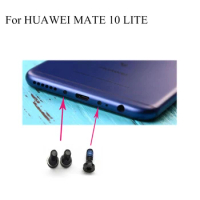 2PCS Black For HUAWEI MATE10 LITE ATE 10 LITE Buttom Dock Screws Housing Screw nail tack For HUAWEI MATE 10LITE Mobile Phones