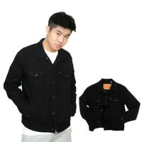 【LEVIS】黑色牛仔外套 輕便 levis 百搭黑 男女外套 長袖 平輸品(牛仔外套7740CT3)