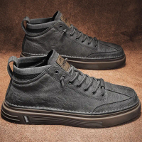 Sepatu Sneakers Pria Kulit PU Leather Asli Import Premium Quality Original Martin Boots Formal Kasua