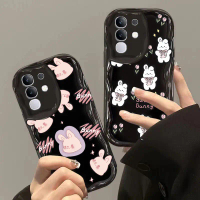 เคสโทรศัพท์กระต่ายน่ารัก, เคสโทรศัพท์ TPU แบบนิ่ม, กันกระแทก, เข้ากันได้กับ VIVO Y29 4G, Y04, Y29S 5