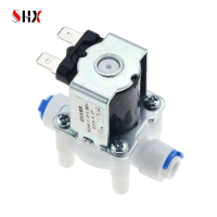 [HOT NMHV RTG 511] AC220V DC12V/24V plastic solenoid valve 1/4'' quick contact normally closed water