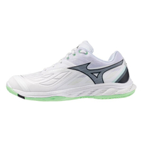 Mizuno Wave Fang 2 [71GA231335] 男女 羽球鞋 寬楦 支撐 抗扭 瞬移 白 黑綠