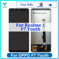 6.0" LCD For OPPO F7 Youth / Realme 1 Display Touch Screen CPH1861 CPH1859 Digitizer Assembly Replacement Repair 100% Tested