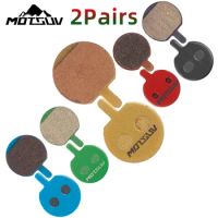 MOTSUV 2 Pairs MTB Bicycle Disc Brake Pads For TRINX M188 M208 M288 M308 M318 Resin/Sinter/Ceramic/Copper