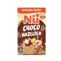 NU - Green Tea, Milk Tea, Yoghurt Tea - Minuman Teh Siap Minum CHOCO HAZEL