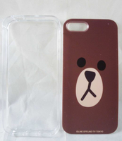 【震撼精品百貨】LINE FRIENDS 熊大 iPhone5/5s硬殼  透明框+背殼  震撼日式精品百貨