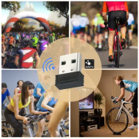 ANT+ USB Stick Wireless Receiver Adapter Sensor TrainerRoad to upgrade Bike trainer for Garmin Zwift Wahoo Bkool Onelap
