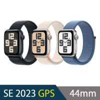 2023 Apple Watch SE 44mm 鋁金屬錶殼配運動型錶環(GPS)