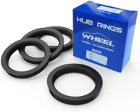 WHEEL CONNECT Hub Centric Rings 73.1 to 64.1 Set of 4 ABS Plastic Hubrings O.D:73.1-I.D:64.15 (64.1)