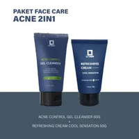 Paket LT Men Skincare For Men - Paket Perawatan Lengkap Untuk Pria Daily Acne Brightening Face Care 
