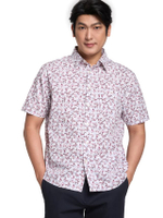 เสื้อเชิ้ตผู้ชาย แขนสั้น 2601SPSS04 สีแดง